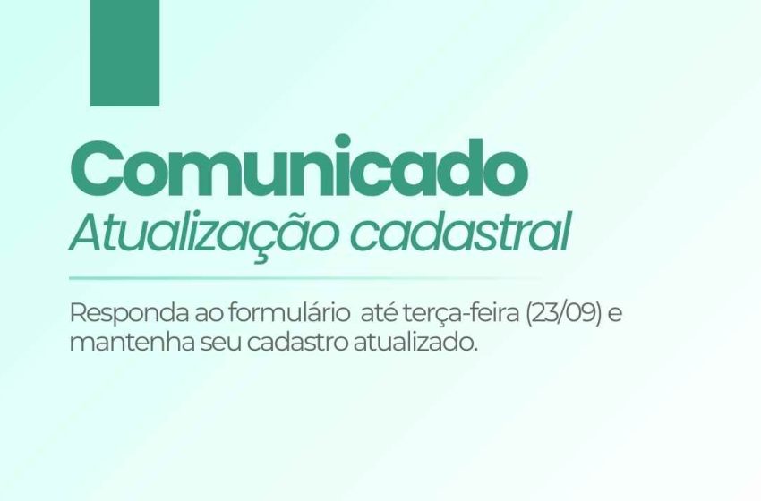  Atualização Cadastral – Unidades