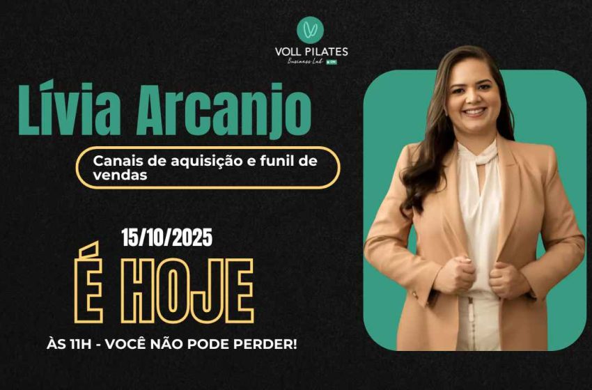  Aula de hoje com Lívia Arcanjo no VOLL BUSINESS LAB ON