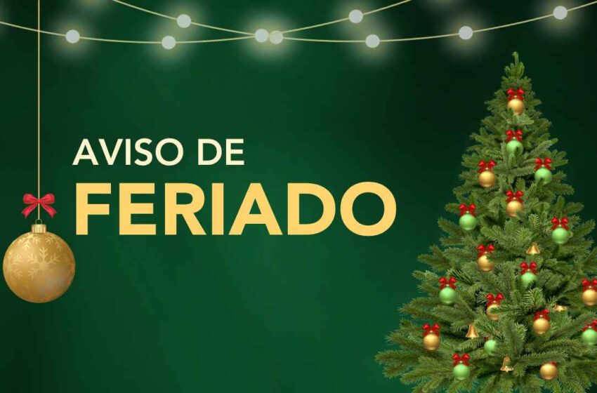  AVISO DE FERIADO 📌