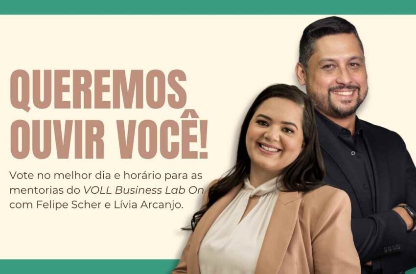  Queremos ouvir você: Participe da pesquisa de mentorias