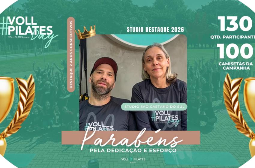  Como o estúdio São Caetano do Sul conquistou 2 títulos seguidos no VOLL Pilates Day