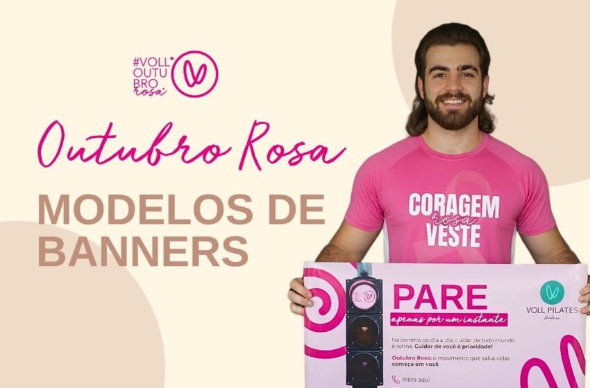  Outubro Rosa: Modelos de Banners